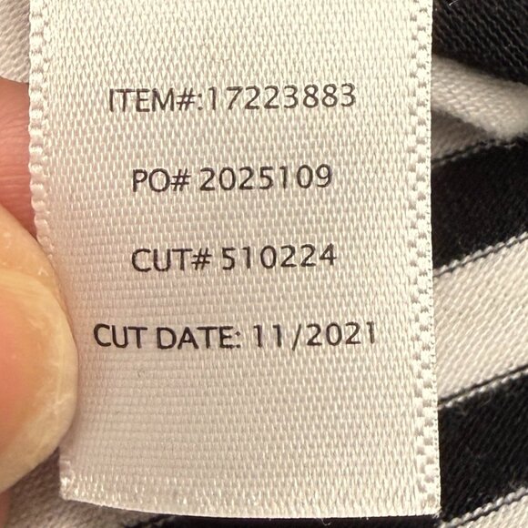 Women's TORRID Black and White Stripe Maxi Dress Pockets- Size 0/Large/12 - Picture 11 of 11